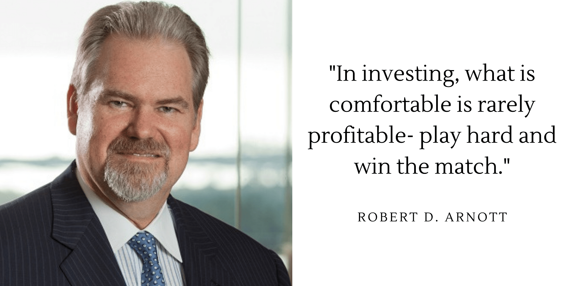 Investment lessons by Robert D. Arnott 